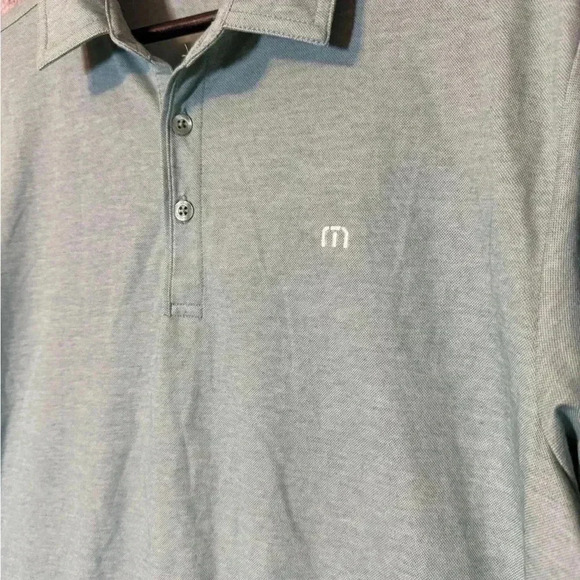 Travis Mathew Green Basic Golf Polo Medium - Picture 2 of 5